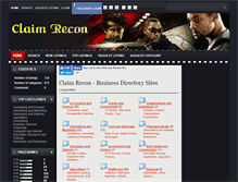 Tablet Screenshot of claimrecon.com